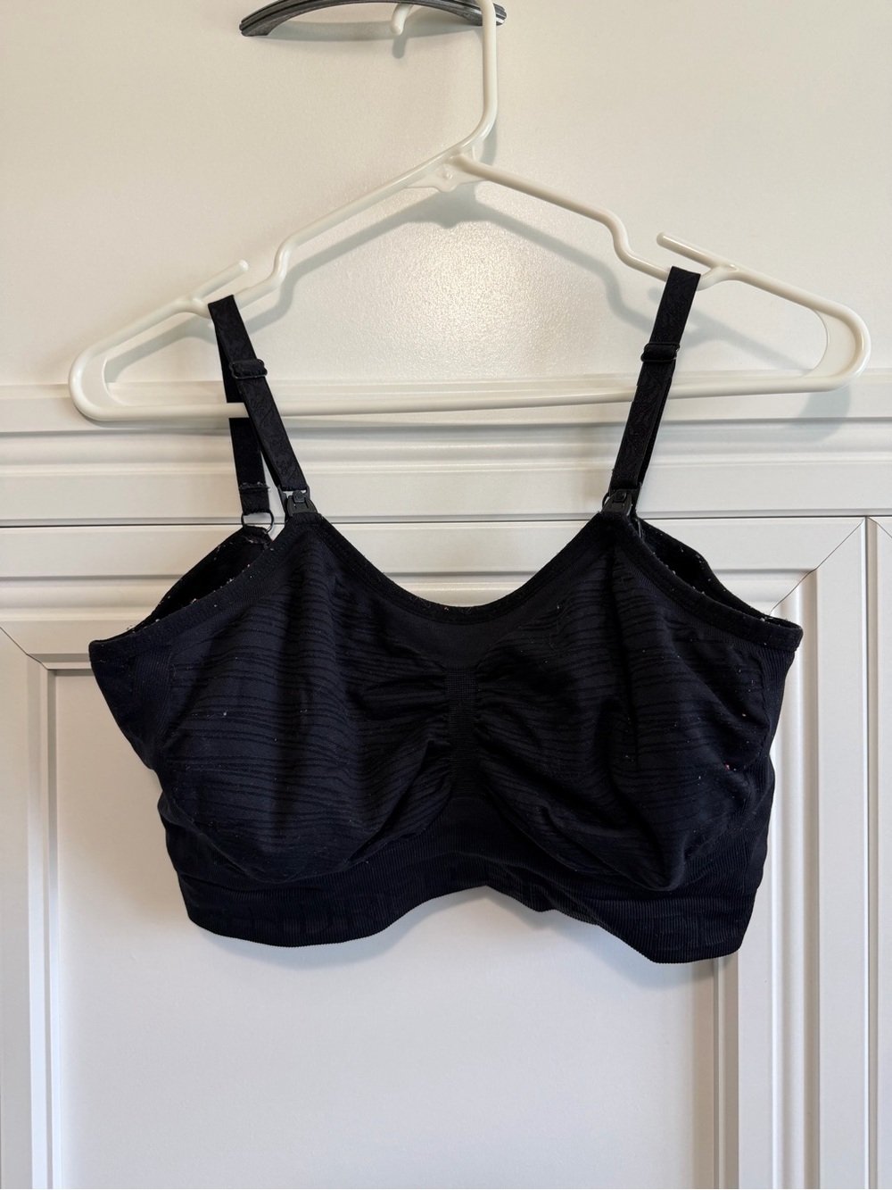 Kindred Bravely Black Seamless Wireless Nursing Bra
